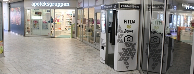 Fittja Centrum har fått en fotoautomat